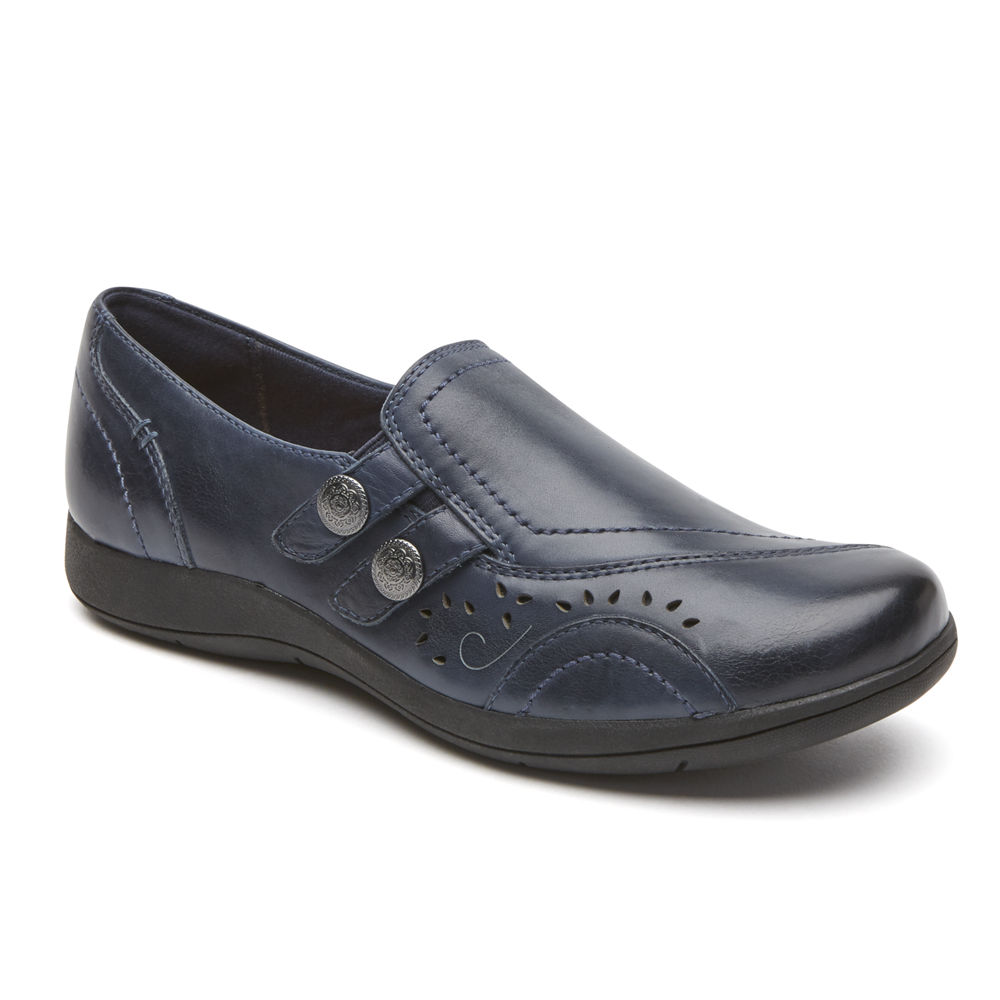 Sapato Vela Rockport Mulher Azul Marinho - Daisey - 42897NJWE